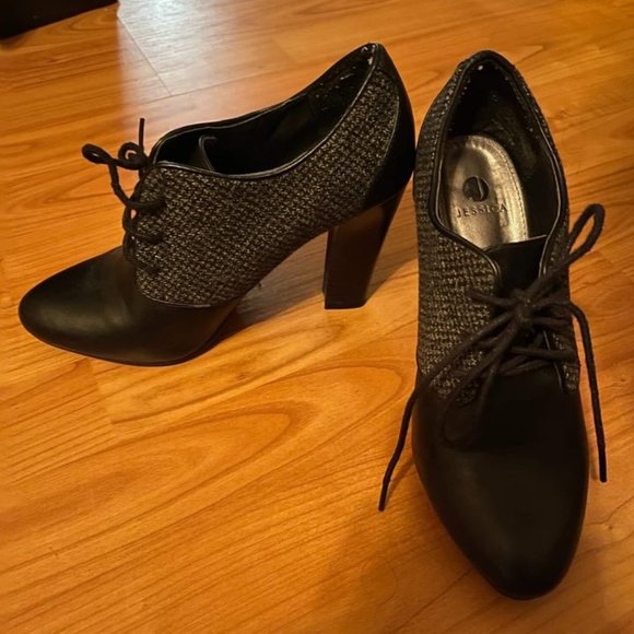 Black Heel Booties - Picture 1 of 1